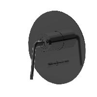 Newform O'Rama Внешняя часть смесителя для раковины с автоматическим переключателем на 2 потока, цвет:  хром + черный матовый