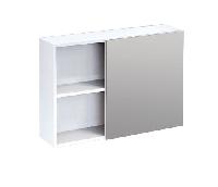 Oristo Opal, зеркальный шкаф правый 80x15xh55 см, цвет белый глянец