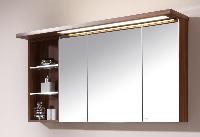 Puris Swing, зеркальный шкаф 1200 мм левый, цвет белый высокоглянцевый