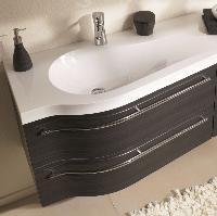 Puris Swing, раковина из минерального литья 900 мм правая, цвет белый