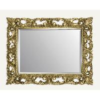 ECO Зеркало прямоугольное 74*94 см с фацетом, крепление: верт./горизонт., рама: ППУ, цвет: бронза