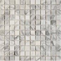 pixmosaic PIX 242 Bianco carrara, чип 23x23 мм, сетка 305х305x6 мм, Полированная