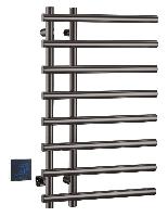 Полотенцесушитель электрический круглый сухой GUN METAL