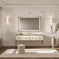 VITAGE milldue edition PANAMA 47 Раковина 580х350х152 мм., встраиваемая снизу, без отверстий для смесителя, керамика, цвет белый глянцевый