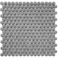 Кер. мозаика Penny Round Dark Grey Antislip (JNK82021) 315х309х6
