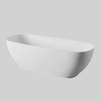 Artceram HOOP  Ванна отдельностоящая из искусственного камня Livingtec 170х70х50 см, со слив-переливом (с сифоном ACA066), цвет белый глянцевый