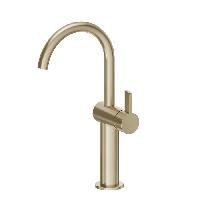 Newform Blink Chic Смеситель для раковины на 1 отв, излив 150мм, цвет: PVD Br. Pale Gold