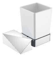 Настенный стакан д/зубных щеток NEW VENTURO хром