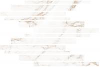 Blanc Statuario Gold Mureto Mosaic Soft 30x45