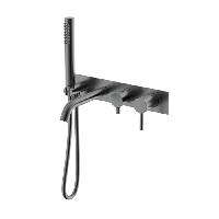 NEMO NM-2353BGM Смеситель встраиваемый для ванны BRUSH GUN METAL