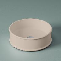 Artceram ATELIER Раковина накладная, d44см, без отв под смеситель, без перелива, цвет: matera