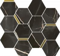 Stellaris Absolut Black Mosaico Chic 36.8x26.9