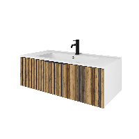 Тумба под раковину/столешницу Кито, Белый/Тростник 80