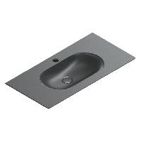Catalano SFERA Раковина консоль 100x50, с 1 отв. под смеситель, покрытие Cataglaze+ , цвет черный матовый