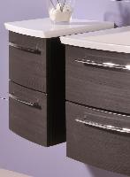 Puris Crescendo, нижний шкаф 40 см левый (2 ящика), цвет старый вяз