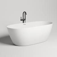 Salini SOFIA Ванна отдельностоящая 1650x750x600мм, донный клапан "Up&Down", сифон,  слив-перелив, мат-л: S-Stone, матовый, белый. Фурнитура: белая.