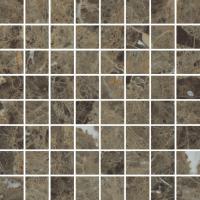 Charme Deluxe Emperador Dark Lux Mosaico 3.5x3.5 29.2x29.2