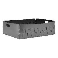 ADJ Корзинка Bottega, 60x50xH20 см., цвет: серый/черный