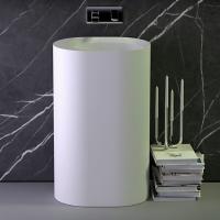 KNIEF Pearl Раковина отдельностоящая  50х40х90 см  без перелива, цвет белый матовый (слив в пол)