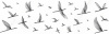 Керамическая плитка Meissen Elegance птицы белый ( пов:глянцевая)  25x75