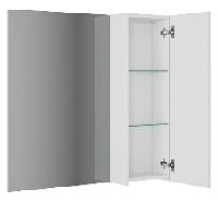 Шкаф Неаполь П 45-01, Белый глянцевый (1)