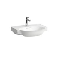 Laufen New Classic Раковина накладная овальная 600х480х75 мм, без отв под смеситель,с переливом, цвет белый LCC, с покрытием  LAUFEN Clean Coat