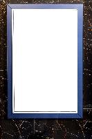 Зеркало Dolce Насыщенный синий 105x70см