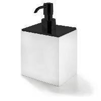 3SC BeMood White Дозатор настольный 10хh16,5х8 см, цвет белый/никель черный матовый