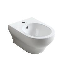 Olympia Clear, подвесное биде 50x36xh30 см, c крепежом, цвет черный матовый