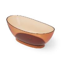 DEA DESIGN Elegant Ванна отдельностоящая 155x78xh58 см, материал: Glasstech прозрачная смола, цвет: Sunset R1