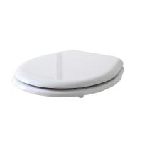 Sbordoni Palladio Сиденье для унитаза белое без микролифта, петли, цвет: матовая бронза (со склада продаем с унитазами!)