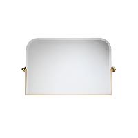 Devon Gatsby 2 Зеркало поворотное 110x65 см c держателями настенными, цвет светлое золото