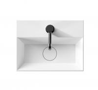 Alice Spy, подвесная прямоугольная раковина 40x30x11h см c крепежом fix01, цвет белый глянцевый