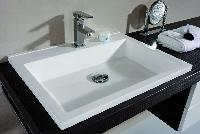 Variado 70 см: столешница и белая раковина из мин литья, цвет мебели орех дийон