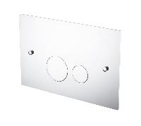 Кнопка для инсталляции латунь CHROME ультраплоская (для 666)