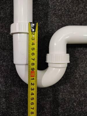 KERASAN Выпуск с сифоном, цвет хром  для постирочных раковин 0293/0294 (продаем только с раковинами 0293/0294) 