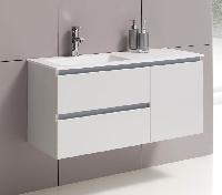 IBX YASMIN, тумба 120 см под левую раковину, 3 ящика, цвет натуральный