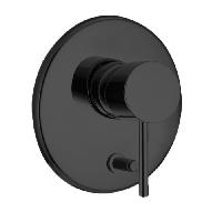 Fima Carlo Frattini Spillo Up Смеситель для душа встроенный, на 2 источника, внешняя часть, цвет: чёрный матовый