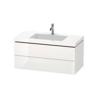 Duravit LC База с раковиной Vero Air 500x1000x480,  2 выдв.ящика, High Gloss, Цвет белый