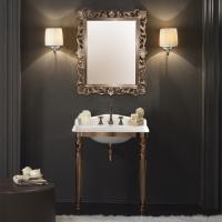 SIMAS Arcade 73, раковина  с бортиком 73*54, с 1 отв. под смеситель, цвет: белый