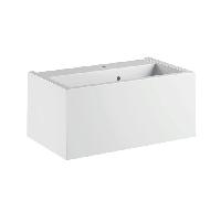 KERASAN KANAAL Раковина подвесная с 1 отв под смес, 80х46,5 см, цвет белый глянцевый