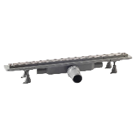 Дренажный канал 90 см, решетка под плитку, сухой затвор, ABS, горизонтальный выход OMP Tea Basicflow 4943.373.8