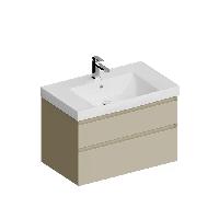 Kerama Marazzi Тумба CUBO подвесная с ящиками 80, лимо матовая