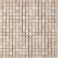 pixmosaic PIX 234 Cream marfil, чип 15x15 мм, сетка 305х305x4 мм, Матовая
