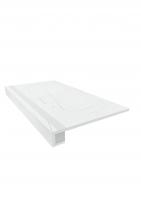 Комплект (Ступень VS01 (33x120) непол. (прямоугол. бортик)+ Подступенок (14,5x120))