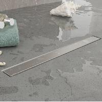 Plumberia Selection Трап душевой PS LINEAR 6x60 2устор. накладка из нерж.стали, комбинир.затвор с горизонт. Выпуском Ду 50мм,40л/мин, браш.нерж.сталь