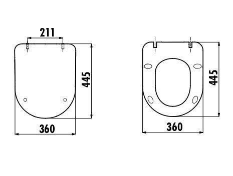 CREAVIT Крышка дюропласт с микролифтом (съемная) KC4080.00 