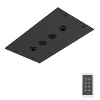 Fima Carlo Frattini Soffioni Верхний душ 35х20см., потолочный, цвет: чёрный матовый