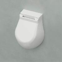 AZZURRA NUVOLA Писсуар настенный 55х35,5см с отверстиями для крышки, с креплением/сифоном,  цвет белый