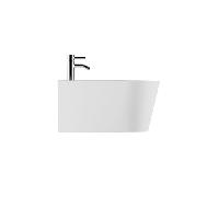 Alice Hide Биде Round 57х37, подвесное, белый глянцевый